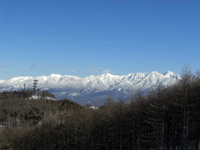 入笠山から見た八ヶ岳連峰